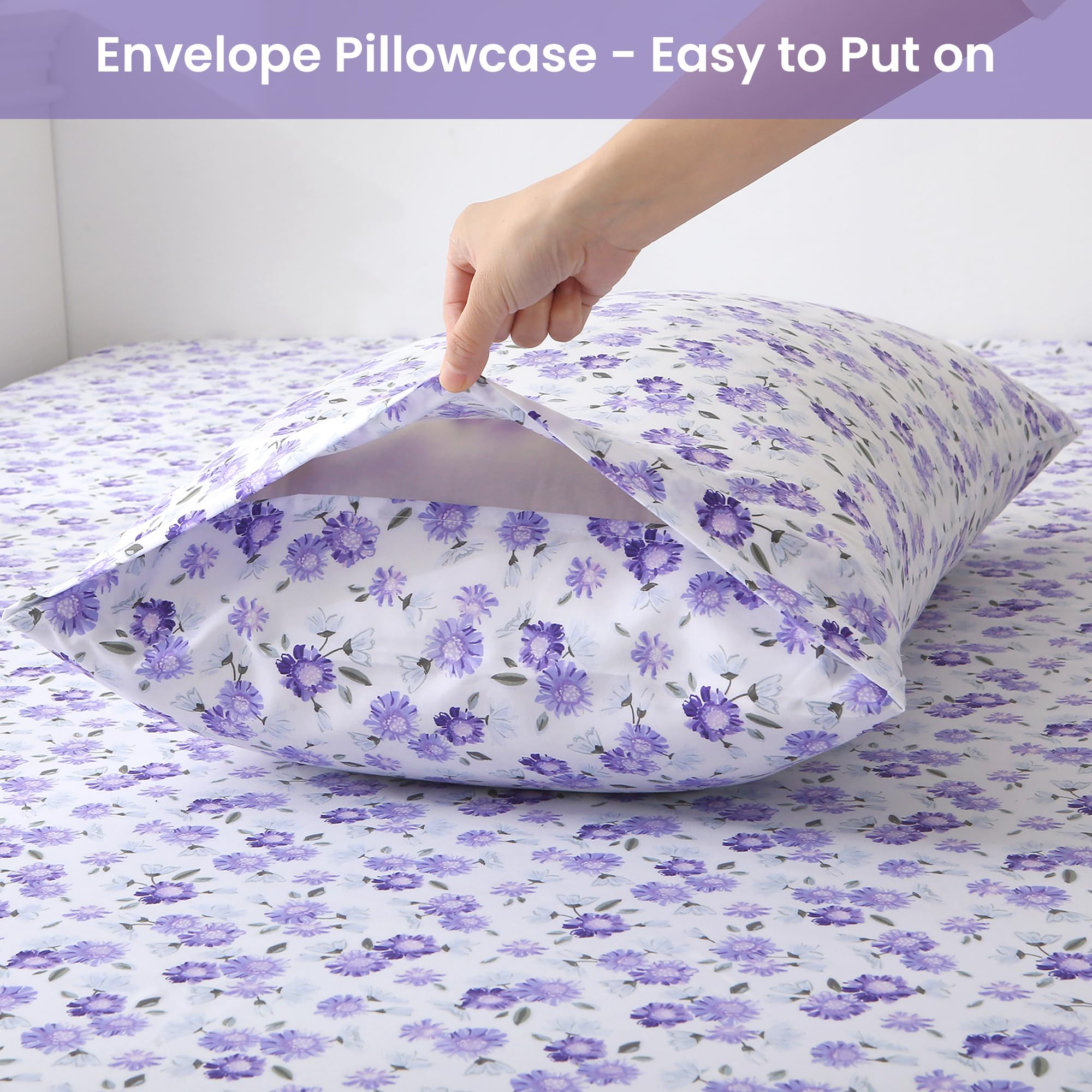 Softan easy care bedding is machine washable and durable for daily use.
