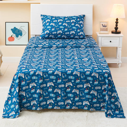 Softan twin flat sheet 66x96 offers breathable comfort for kids.