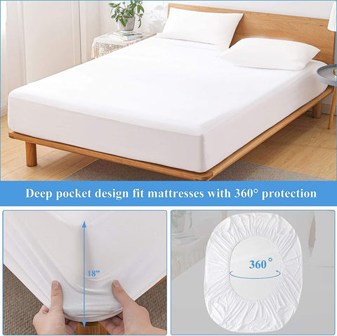 Softhour easy-care mattress protector survives 100+ machine washes with shape retention.
