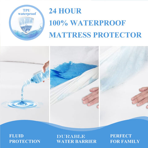 Softhour deep pocket design fits queen mattresses up to 21 inches