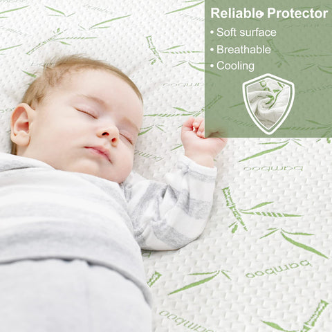 Softhour waterproof backing protects against spills with no plastic crinkle