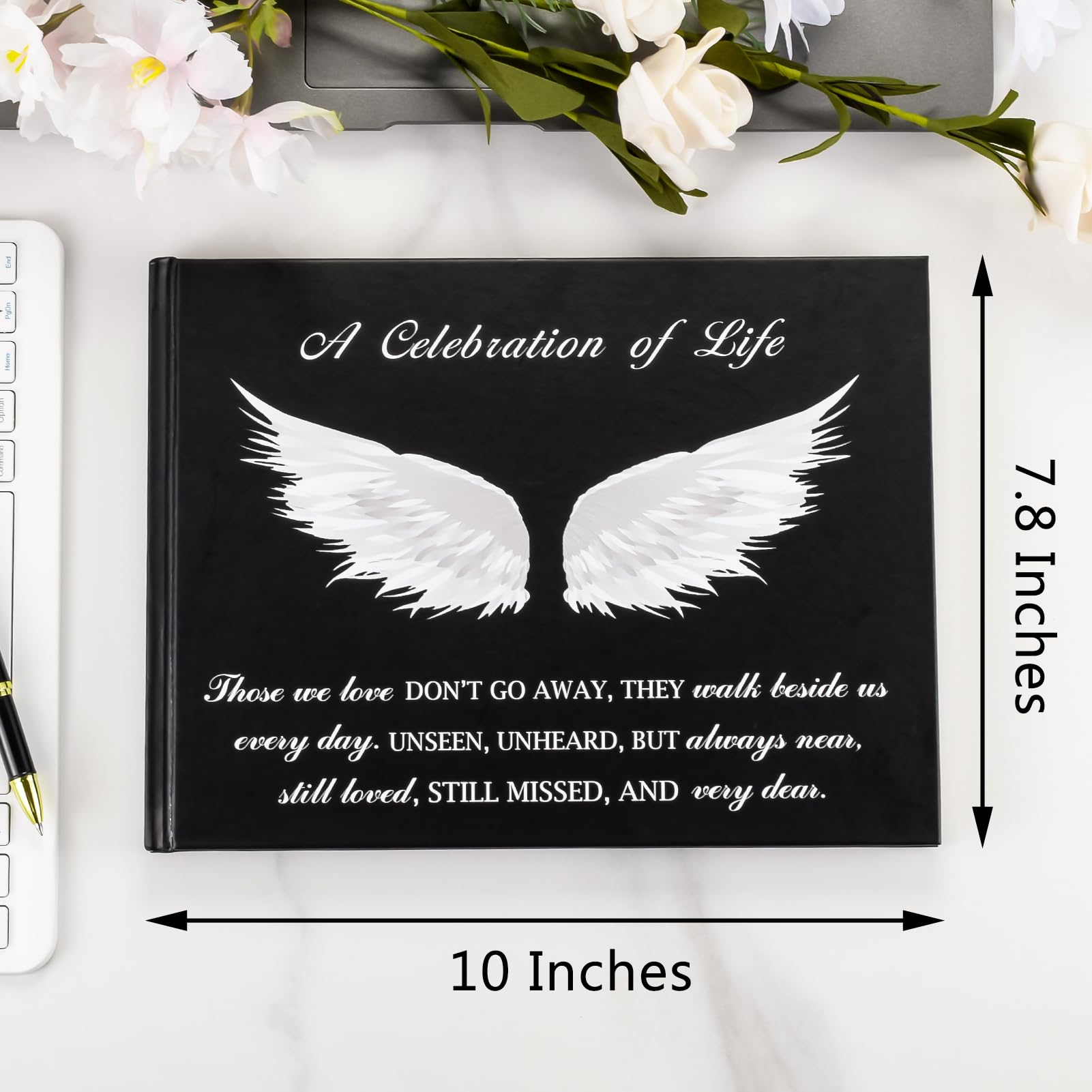 SOITIS celebration of life sign-in pages invite heartfelt messages.