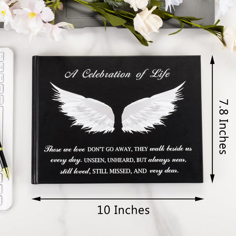 SOITIS celebration of life sign-in pages invite heartfelt messages.