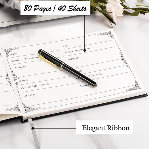 SOITIS perforated sign-in pages encourage organized entries.