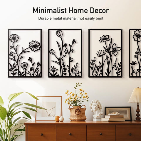 Sokurdeg abstract line wall sculpture set enhances bedrooms, bathrooms, and studies