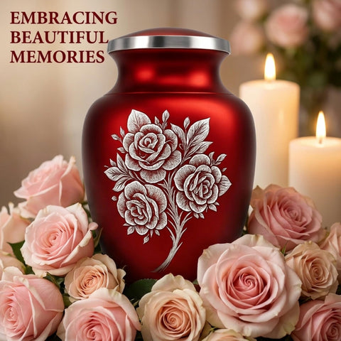 Solace Forever durable-metal-construction urn promises lasting tribute.