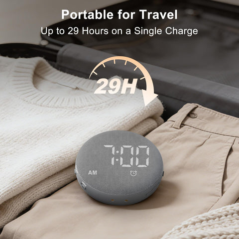 SolaceRise alarm clock 15-volume options for subtle to strong wake-ups