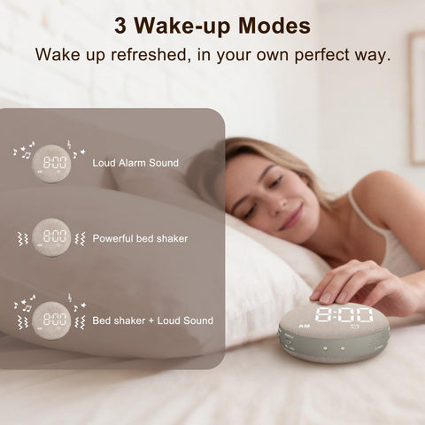 SolaceRise auto-dim display adapts to ambient light in five levels.