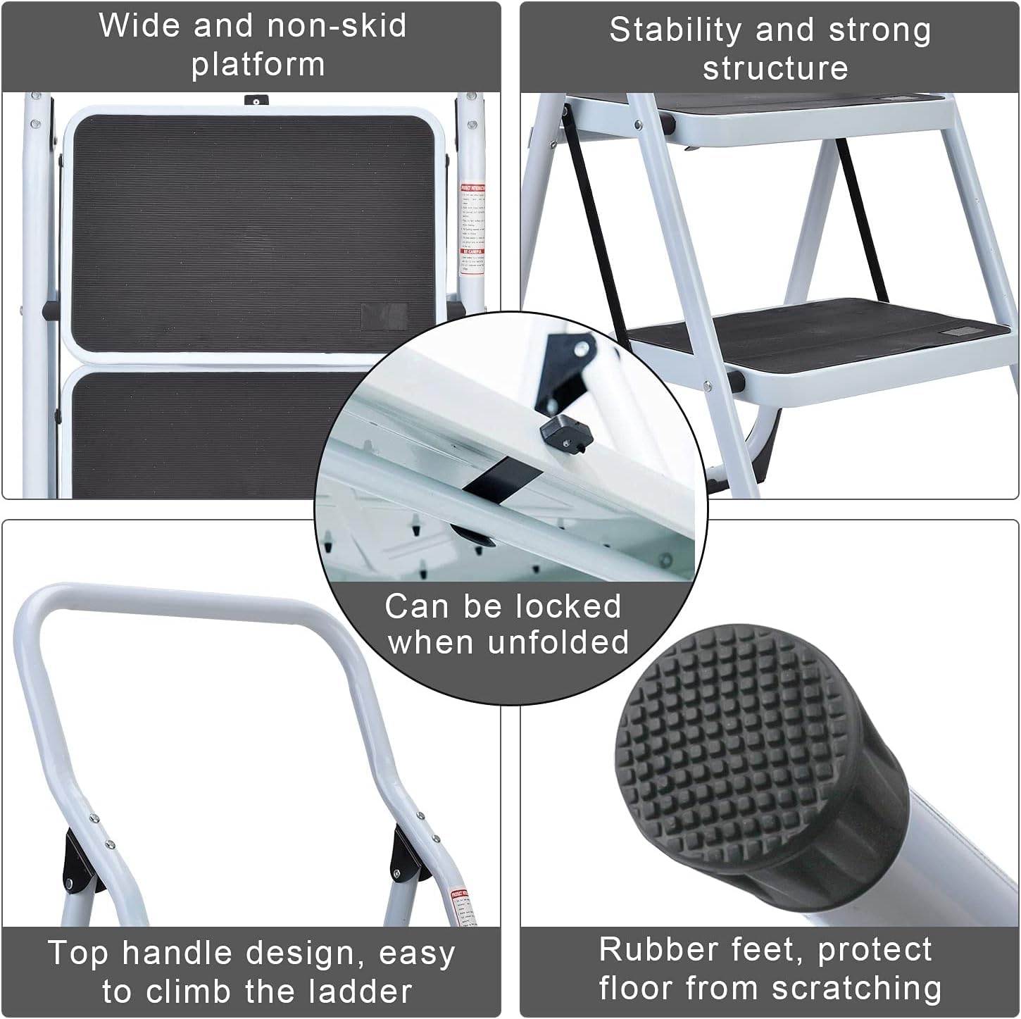 Soladder supports up to 330 lbs for everyday tasks in the home.