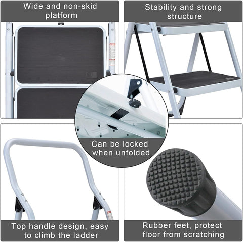 Soladder supports up to 330 lbs for everyday tasks in the home.
