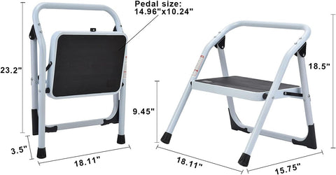 Soladder versatile design suits kitchen, bedroom, closet, and more.