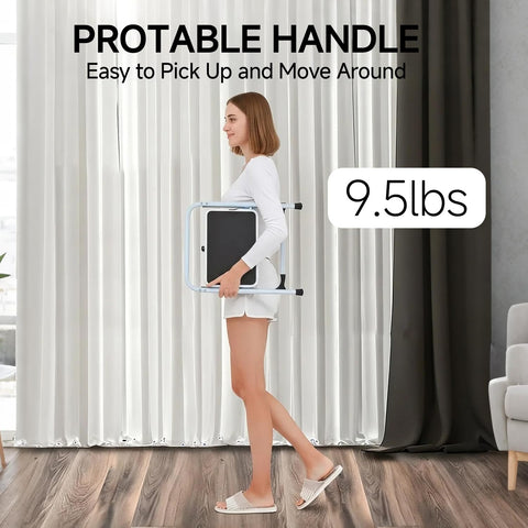 Soladder four non-slip feet protect floors during use.