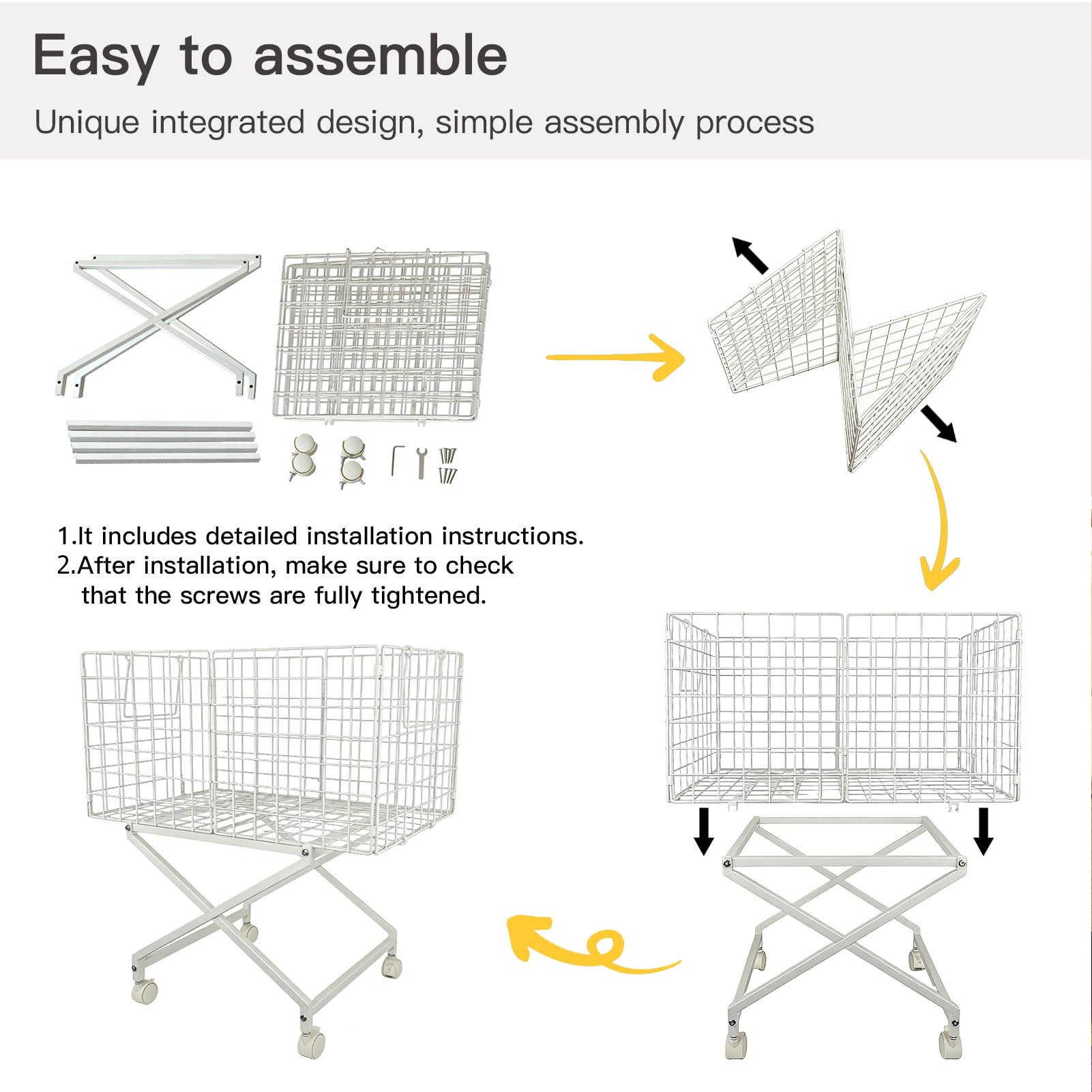 Solcasaco rust-resistant white powder coating enhances durability and cleaning.