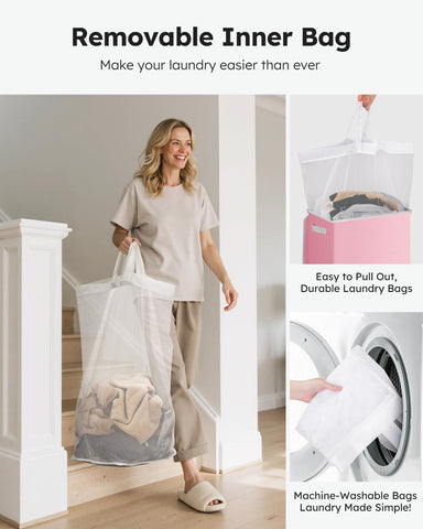 SOLEDI 100L capacity accommodates a week's clothes and toys.