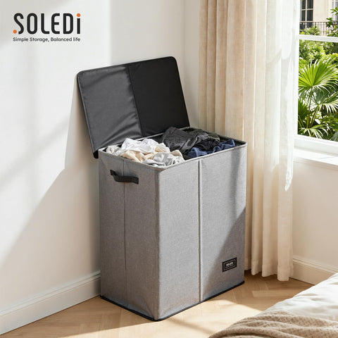 SOLEDI 6-support-rods keep the basket rigid and upright.