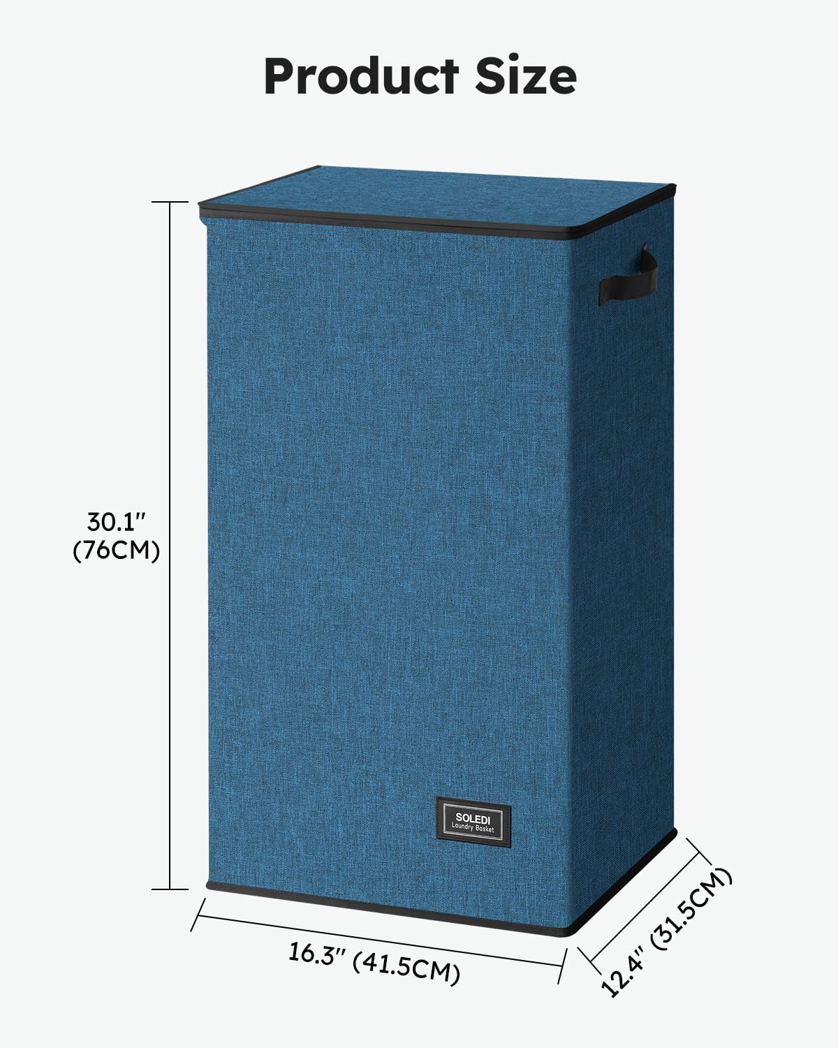 SOLEDI large 100L hamper suitable for dorms and families.