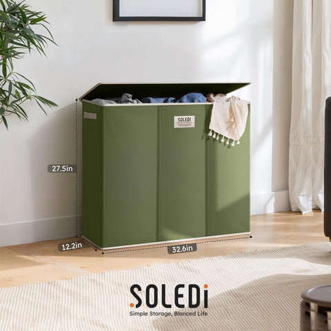 SOLEDI easy-assembly setup with eight support rods.