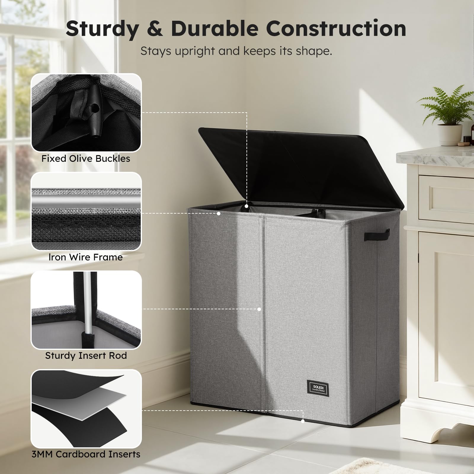SOLEDI easy assembly in under 10 minutes.