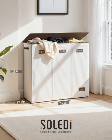 SOLEDI foldable design folds flat for space-saving storage.