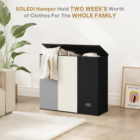 SOLEDI easy assembly with eight rods lets you set up quickly.