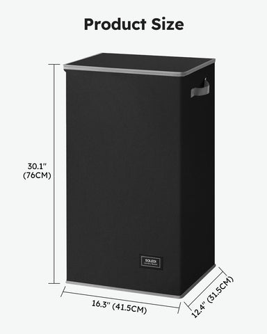 SOLEDI collapsible design folds flat for compact storage.