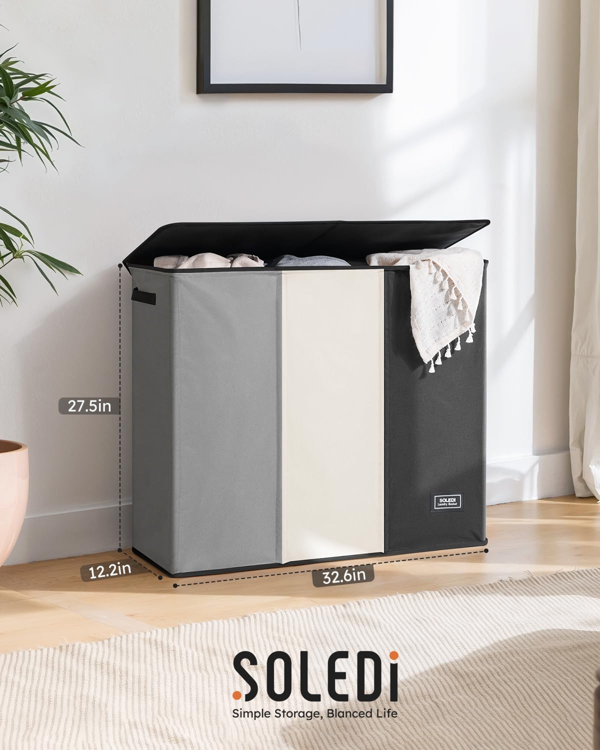 SOLEDI MDF bottom support provides a sturdy frame for heavy loads.