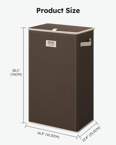 SOLEDI removable inner bag enables easy clothes transfer