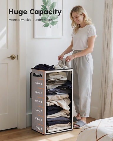 SOLEDI laundry hamper removable inner bag for easy transport to laundry room