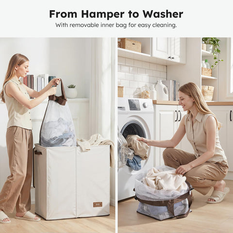 SOLEDI lid keeps clothes concealed for a neat bedroom or dorm.