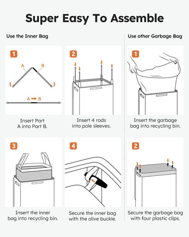 SOLEDI odor-control design helps minimize kitchen smells.