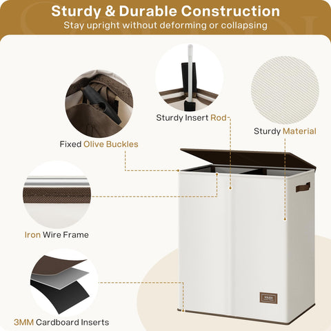 SOLEDI removable inner bags make transporting laundry hassle-free.