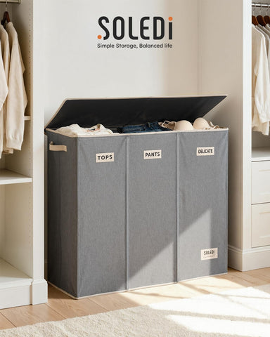 SOLEDI 200L capacity supports a week of laundry for busy homes