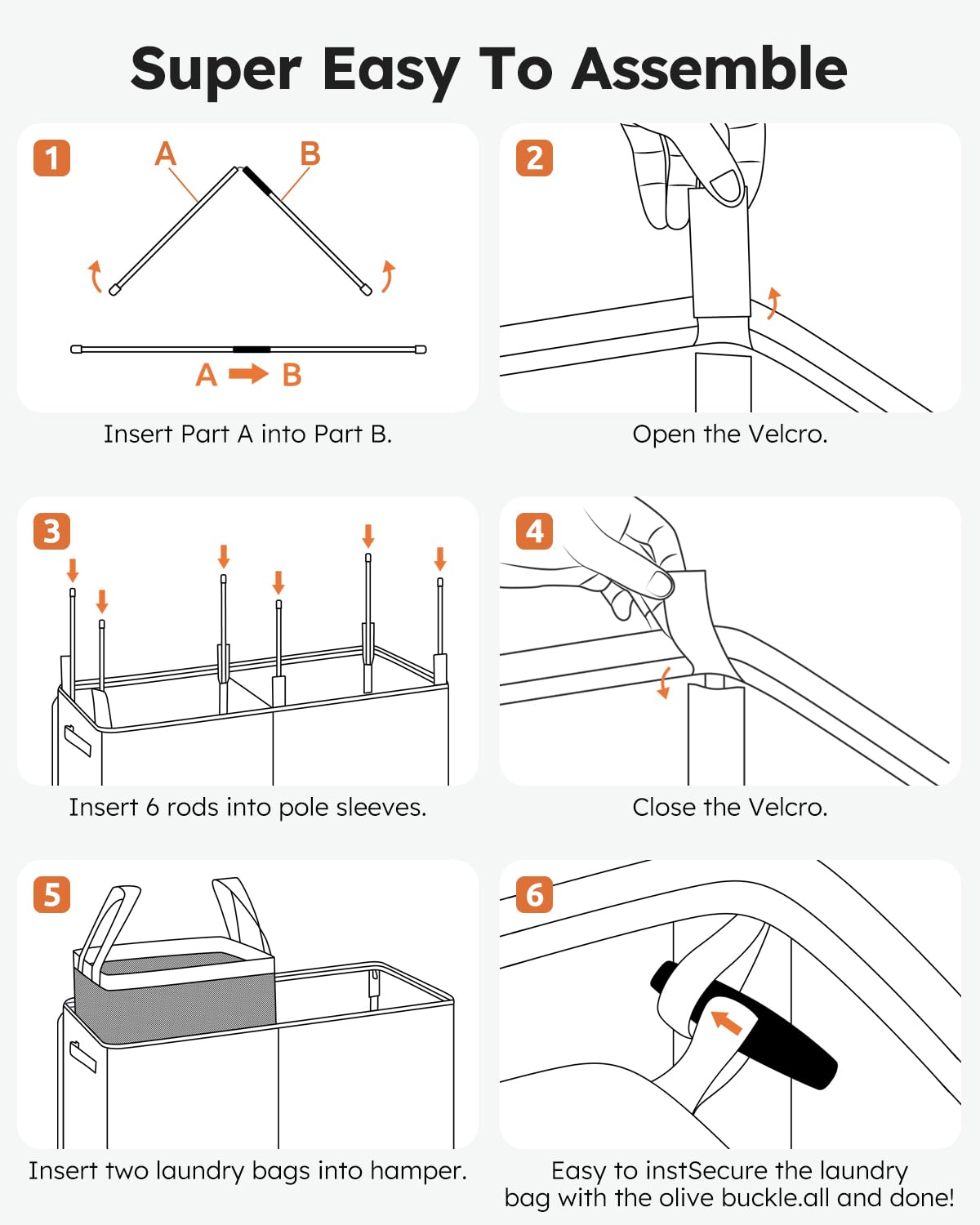 SOLEDI tent-like frame maintains shape for stable loading.