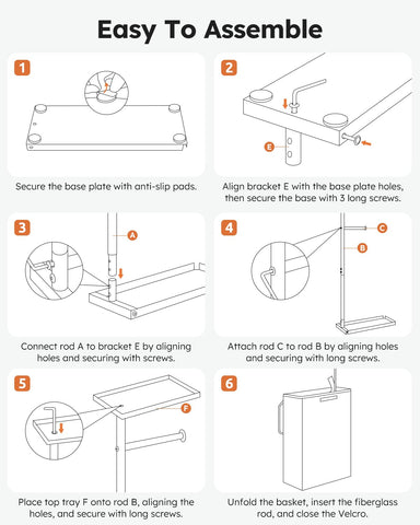 SOLEDI enclosed storage keeps 12 rolls clean and dust-free in humid bathrooms.