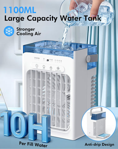 SOLEEY remote-control portable AC enabling convenient temperature control