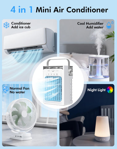 SOLEEY portable AC for room car and outdoor use