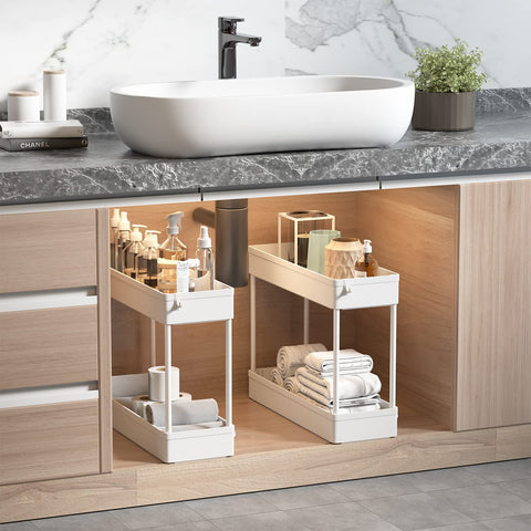 SOLEJAZZ kitchen spice rack on wheels keeps spices within reach.