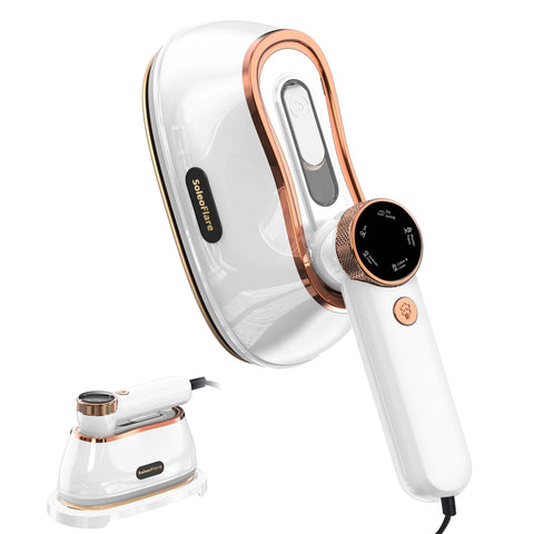SoleoFlare steamer-clothes-iron-2in1 smoothing wrinkles quickly.