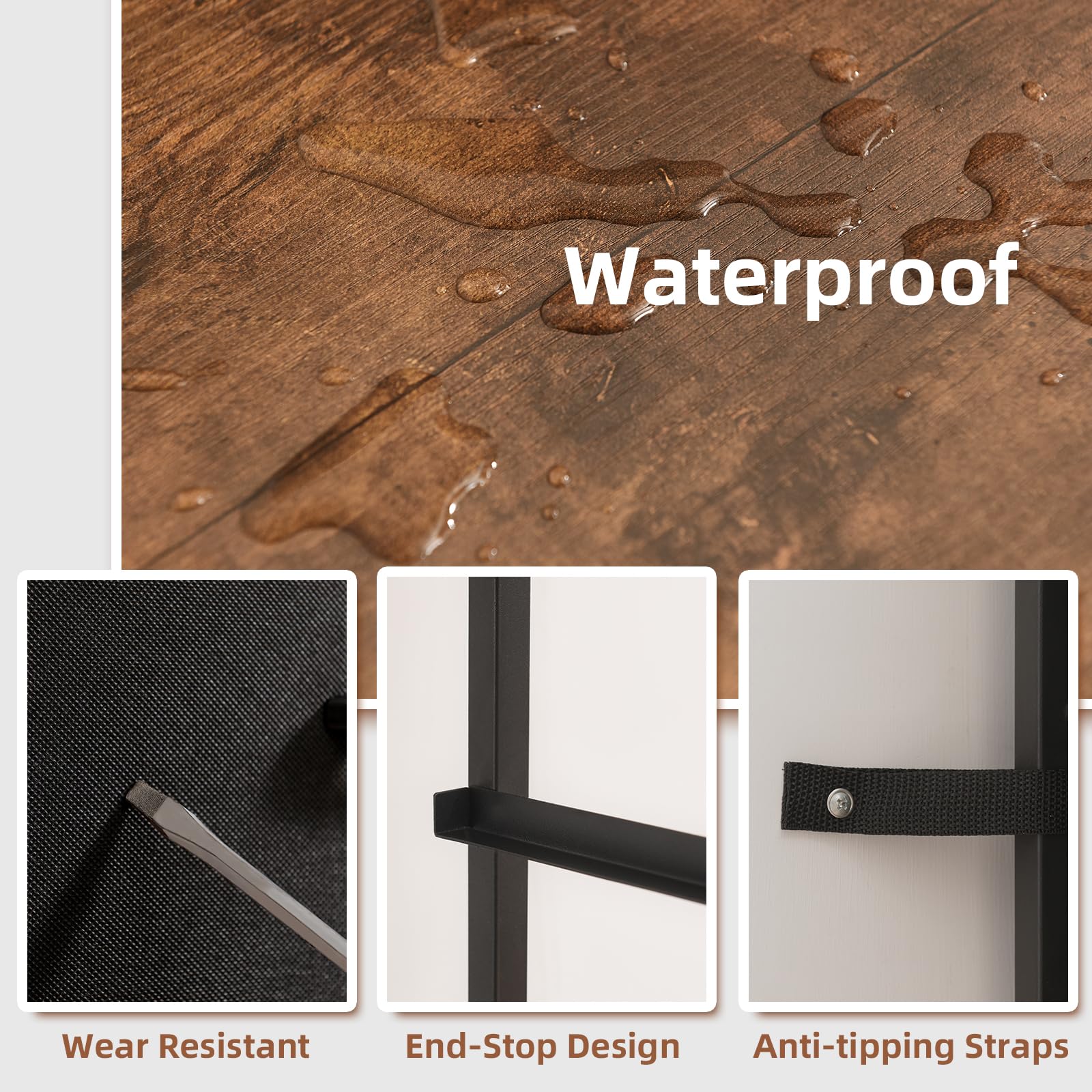 Somdot eco-friendly, FSC-certified wood construction for durable storage.