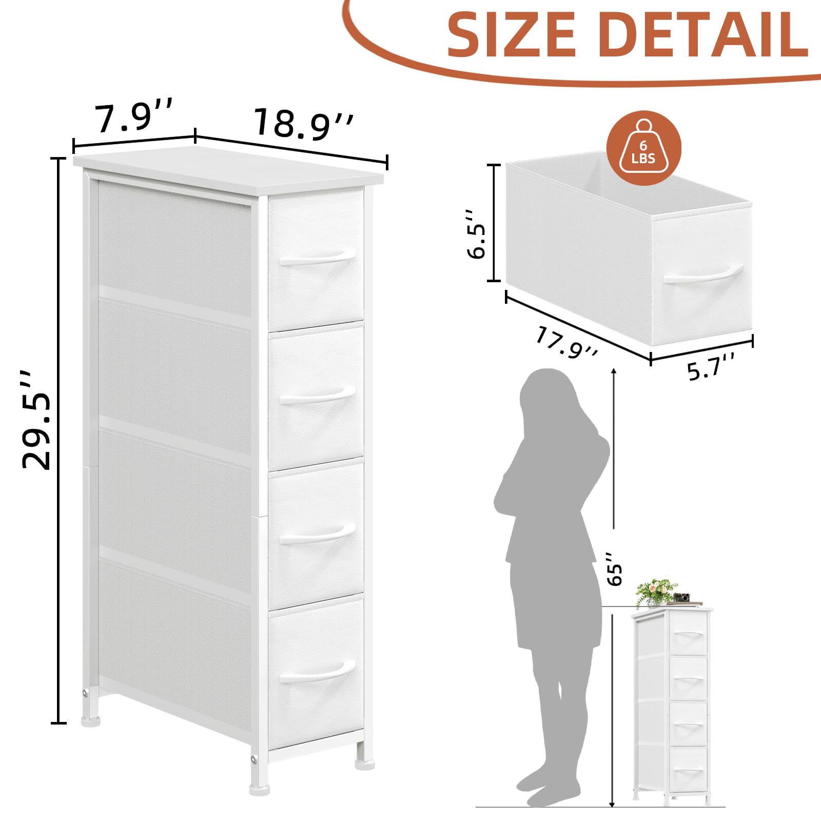 Somdot removable fabric drawers highlight flexible organization for small spaces.