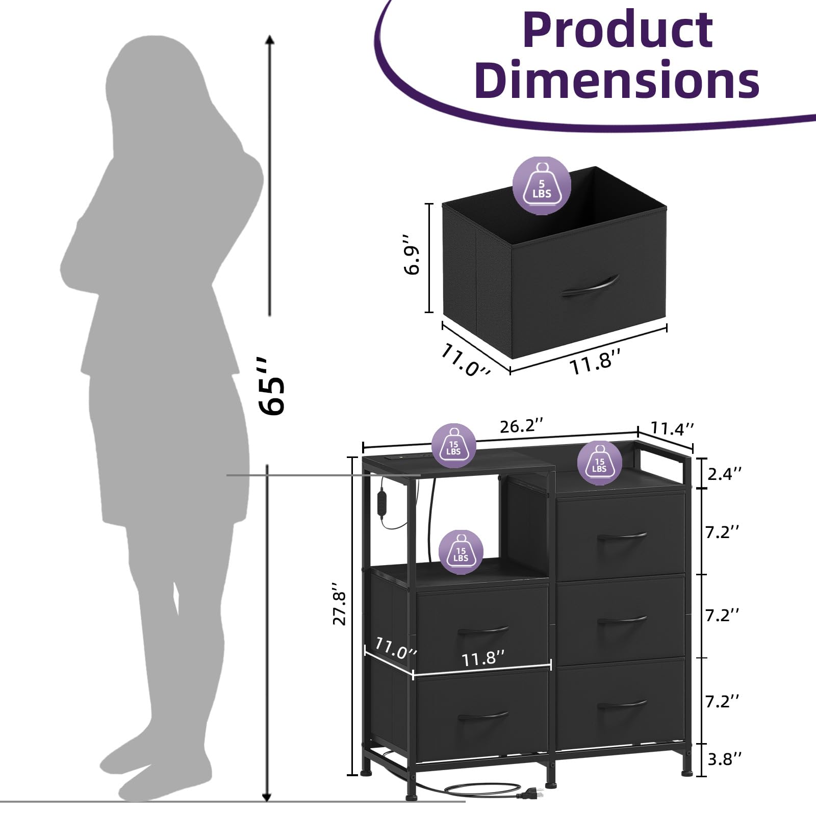 Somdot nightstand LED light strip offering adjustable ambient lighting