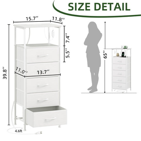 Somdot nightstand steel-frame durability supports daily use
