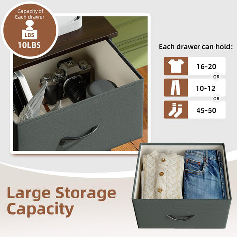 Somdot tall dresser placed in a bedroom enhances organization and style.