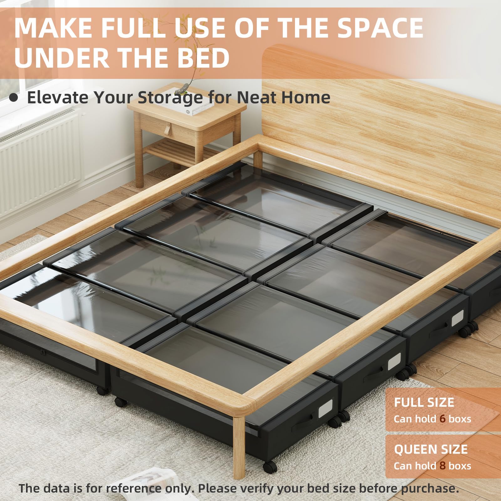 Somdot under-bed storage fabric is durable and breathable for long-term use.