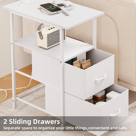 Somdot white leather finish with iron frame, adds minimalist style to any corner.