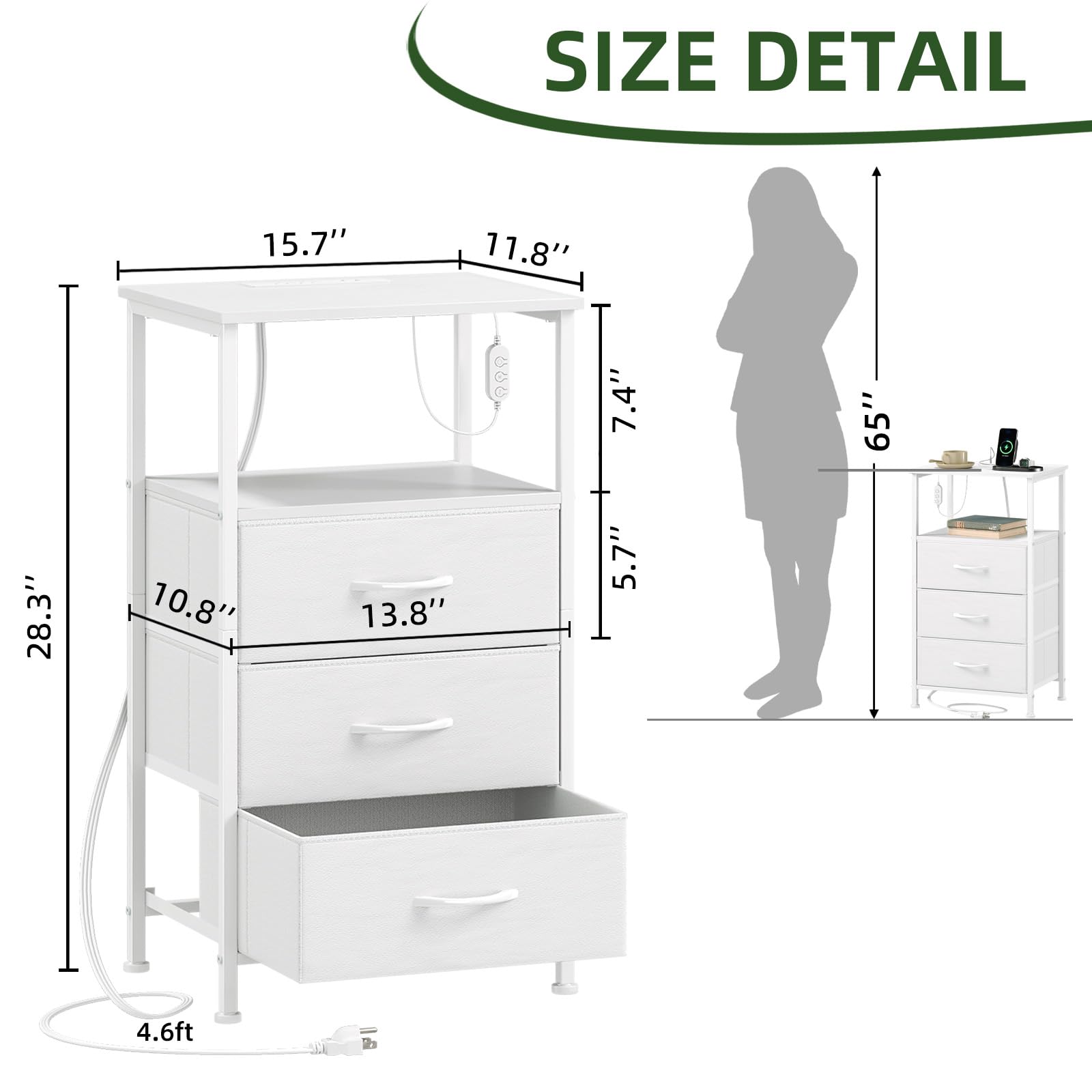 Somdot sturdy steel frame supports daily use with durable wood board.