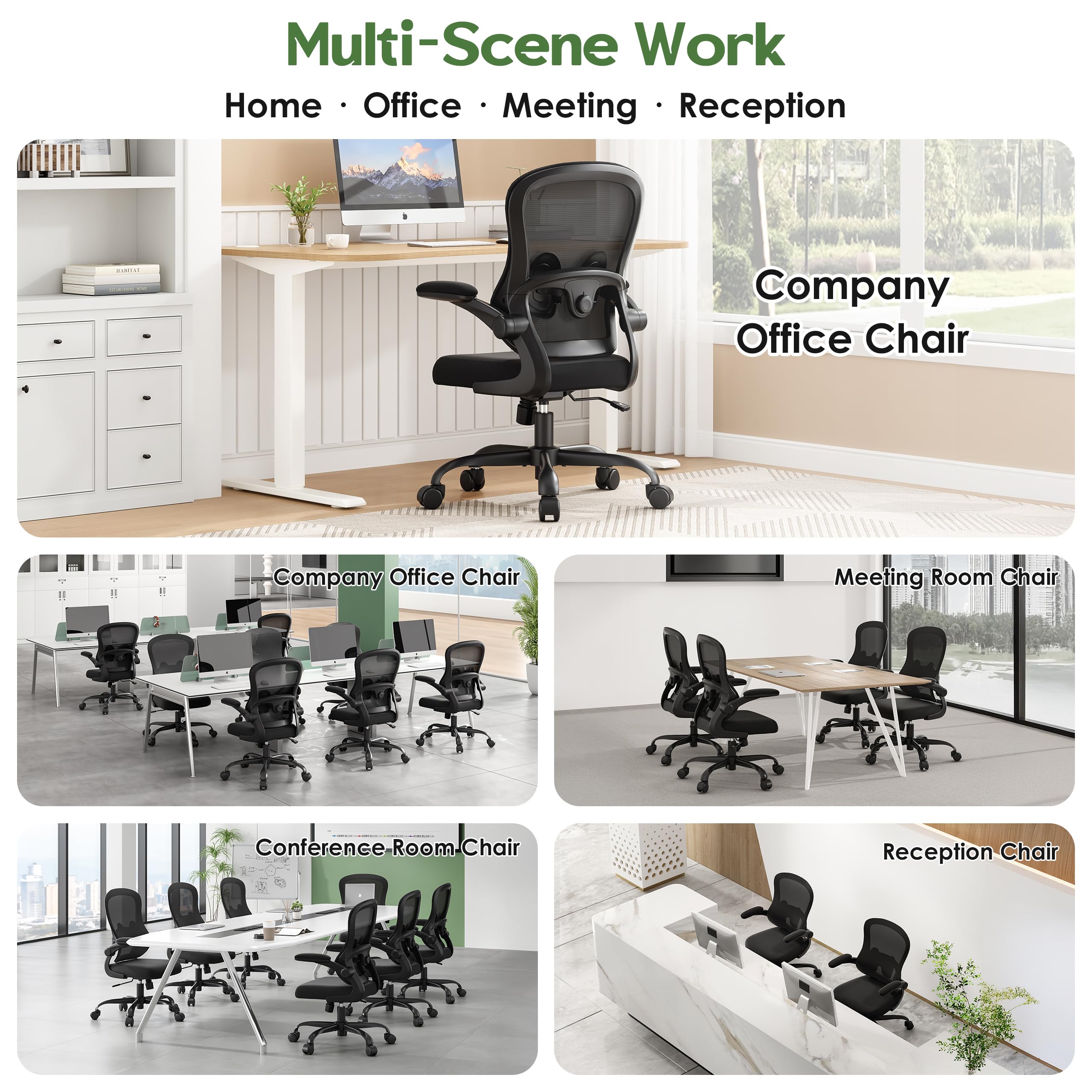 SOMEET 360-degree swivel base enables smooth, versatile movement.