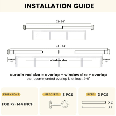 SOMINS compatibility with various drape styles fits many living spaces.