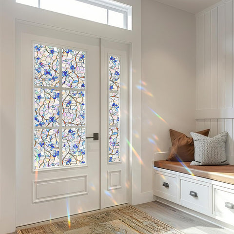 Somwise Rainbow Window Film is durable and reusable across rooms.