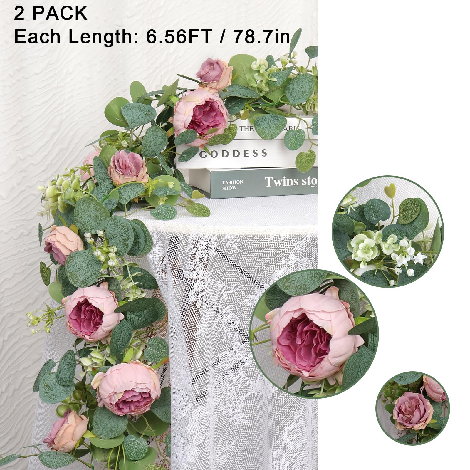 SOMYTING small roses and gypsophila detail for delicate filler